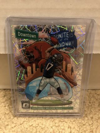 2018 Donruss Optic Downtown Anthony Miller Chicago Bears Cards - N - Centered