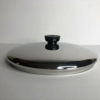 Vintage Revere Ware Replacement Lid 9 inch Stainless Steel EUC 2