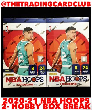 Golden State Warriors 2020 - 21 Panini Nba Hoops Basketball 2 Hobby Box Break