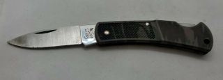 Vintage Case Xx Usa 225 L Ss Pocket Knife 3 " Light Weight Camo Handle (306)