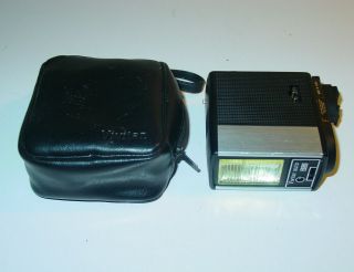 Vintage Vivitar Auto 252 Camera Flash With Case Photographic Collectible