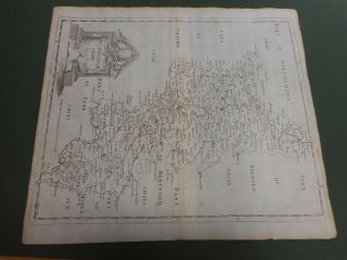 100 Large Buckinghamshire Map By Robert Morden C1695 Low Post