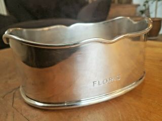 Floris Made In England Silverplate Plant Holder