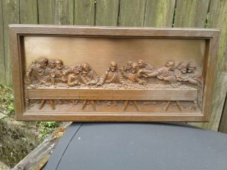 Vintage Coppercraft Guild Last Supper Wall Hanging