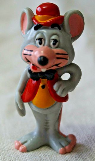 Vtg 1983 Chuck E Cheese Pizza Time Theater Pvc Figure 2 1/2 " Near Exc Paint