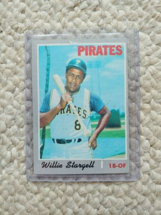 1970 Topps Willie Stargell Pittsburgh Pirates 470 Baseball Card