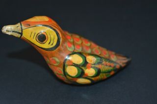 Vintage Paper Mache Bird Sermel Ser Mel Mexico Folk Art Mexican 4 "