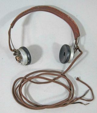 Gec Bbc Vintage Radio Headphones 1922 Wireless Crystal Set Antique