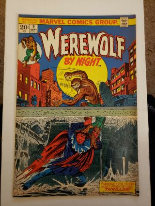 3 Vintage Werewolf By Night Marvel Comics 