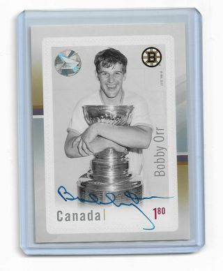 2017 Canada Post Bobby Orr Certified Signed / Autograph