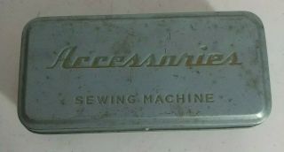 Vintage Singer Sewing Machine Parts Accessories Sewing Machine Tin