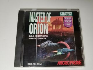 Vintage Micro Prose Master Of Orion Pc Game No Box
