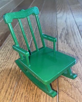 Sylvanian Families Vintage Green Rocker Rocking Chair Calico Critter Maple Town