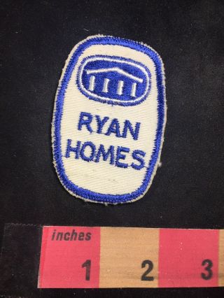 Vtg (circa 1970s) Ryan Homes Advertising Patch O80n