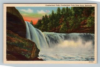 Cumberland Falls,  Vintage Cumberland Falls State Park Kentucky Postcard `