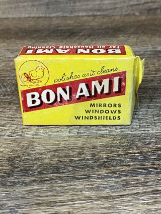 Vintage Bon Ami Soap Bar,  2x3 " 4oz,  Chick Logo Advertising