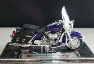 Maisto 1:18 Harley Davidson 2000 Flhrc Road King Classic Motorcycle W/o Box