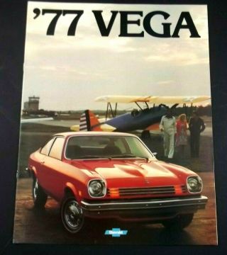 Chevrolet 1977 Vega Sales Brochure Sport Coupe Hatchback Wagon