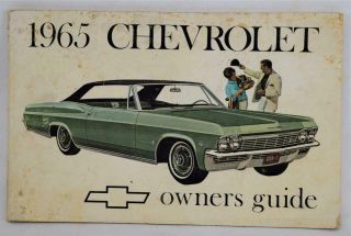 1965 Chevrolet Owners Guide