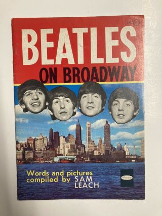 Vintage 1964 The Beatles On Broadway,  By Whitman,  Words And Pictures,  Good Shape
