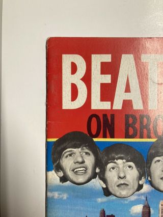 Vintage 1964 The BEATLES on Broadway,  by Whitman,  Words and Pictures,  Good Shape 3