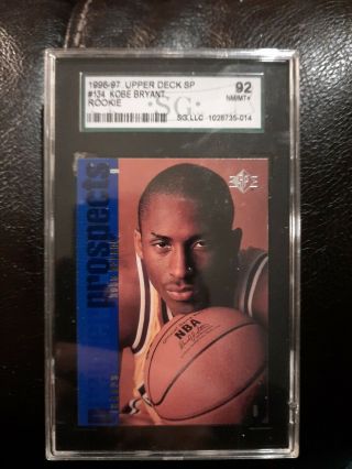 1996 - 97 Upper Deck Sp 134 Kobe Bryant Rookie Sgc 92