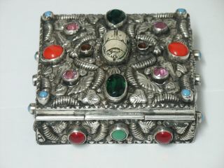 Antique Egyptian Silver,  Jewellery / Cigarette Box