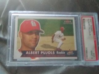 2001 Albert Pujols Psa 9 Fleer 451 Mlb Baseball Rookie Card