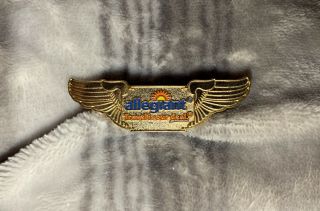 Vintage Collectible Allegiant Wings Colorful Metal Pin Back Lapel Pin Hat Pin