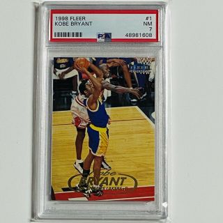 1998 Fleer Psa 7 Kobe Bryant 1 Los Angeles Lakers Nba Basketball Jordan Bulls
