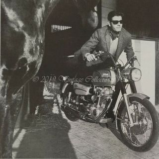 1967 Ducati Sebring 350cc Classic Italian Motorcycle Photo Art Vintage Print Ad