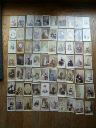 70 Antique 19th Century Cabinet Photographs