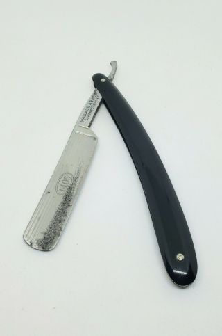 Vintage Wallace Armer Schenectady,  Ny Etched 1405 Straight Razor