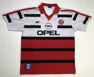 Vintage Olympus Fc Bayern Munchen Ev Opel Jersey Men’s Adult Large Soccer Futbol