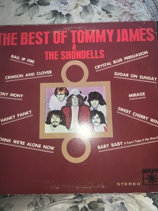 Vintage Vinyl Lp The Best Of Tommy James & The Shondells