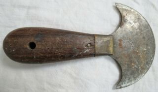 C.  S.  Osborne Crescent Leather Knife Vtg Old Antique