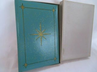 Vintage Address Book Turquoise Leatherette Elite Flip - Up Tel.  List