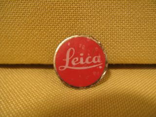 Vintage Leica Vintage Aluminum Red Dot Button Roter Rot Punkt 22mm