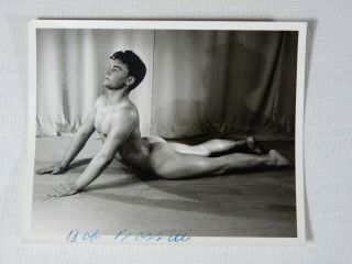 Vintage Male Nude,  4x5 Print,  Western Photography Guild,  Don Whitman