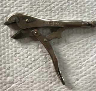 Vintage Peterson Dewitt Vise Grip 10wr Locking Pliers Made In Usa