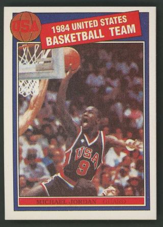 1984 Usa Olympic Basketball Michael Jordan Chicago Bulls Rc Rookie Hof
