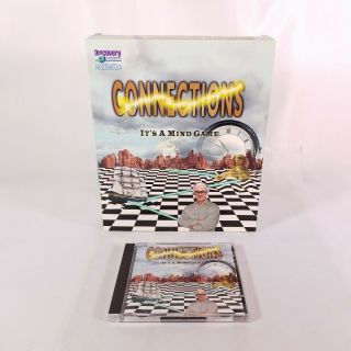 Connections Its A Mind Game James Burke Discovery Channel Vtg Big Box Pc Game P1