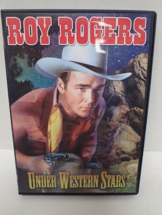 Vintage Alpha Video Dvd Under Western Stars W/ Roy Rogers