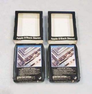 Vintage " The Beatles 1967 - 1970 " 8 Track Tapes (2) Part 1 & 2,  1973 Apple