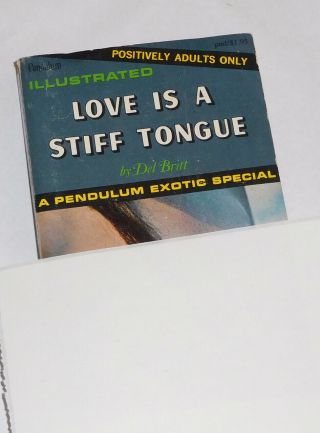 Love Is A Stiff Tongue Vintage Pulp Sleaze Erotica Midnight Reader