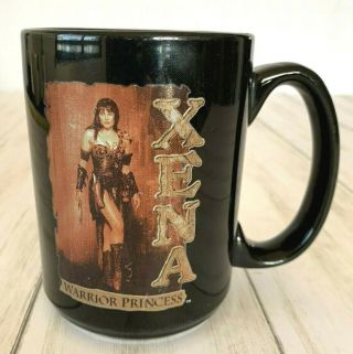 Xena Warrior Princess Coffee Mug Cup 1997 2 sided Vintage 2