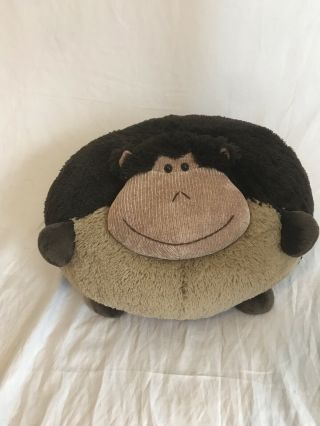 Vintage American Mills Plush Monkey Gorilla Pillow Rare Htf Great Gift 15 " ×15 "