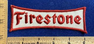 Vintage Firestone Tire Auto Car Service Old Nos Uniform Patch