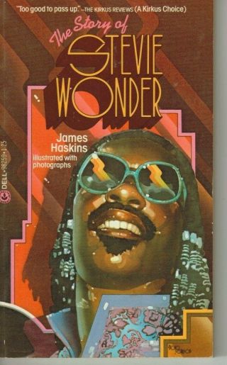 The Story Of Stevie Wonder By James Haskins (1976 Paperback) Vintage Motown 1979