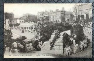 Vintage C1910 Weston - - Mare Postcard Unposted Madeira Cove Gardens